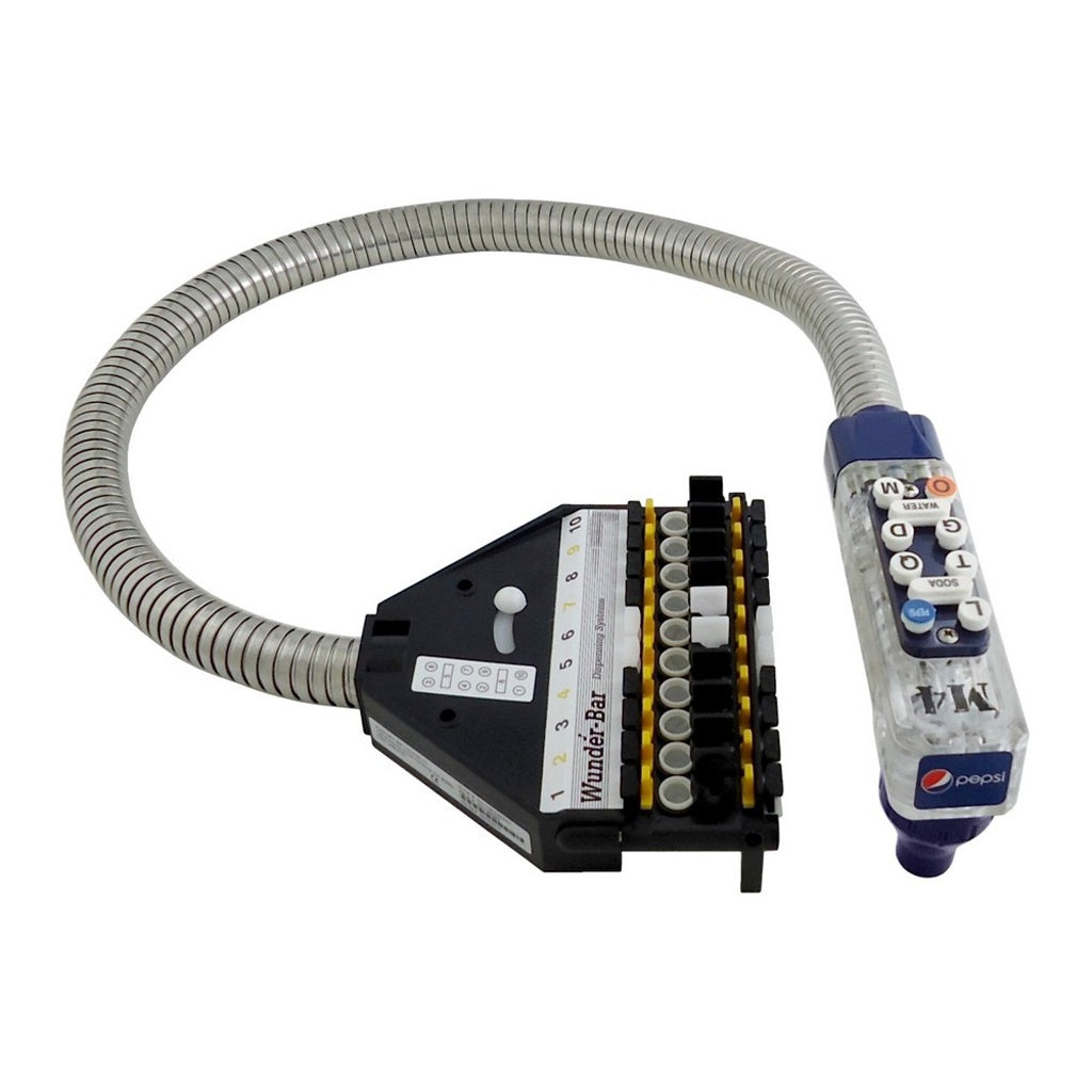 Wunder-Bar Bargun-QD Postmix, 12-Button 6-Carb/4-Non Blue