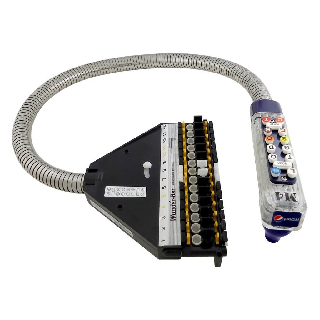 Wunder-Bar Bargun-QD Postmix, 14-Button 6-Carb/6-Non Blue