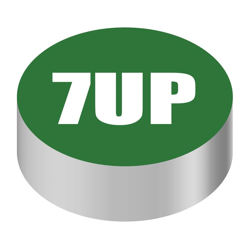 Wunder-Bar ID Cap-Round, Green/White 7-Up