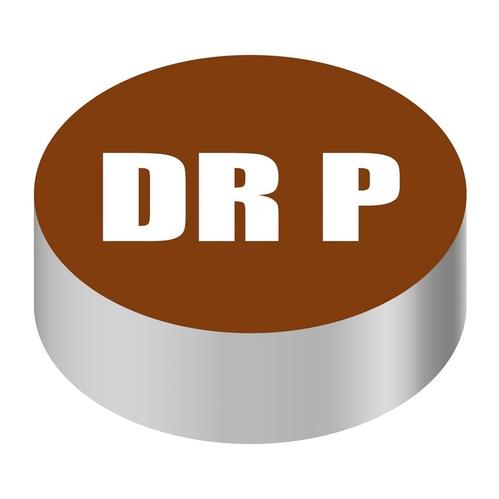 Wunder-Bar ID Cap-Round, Brown/White Dr P