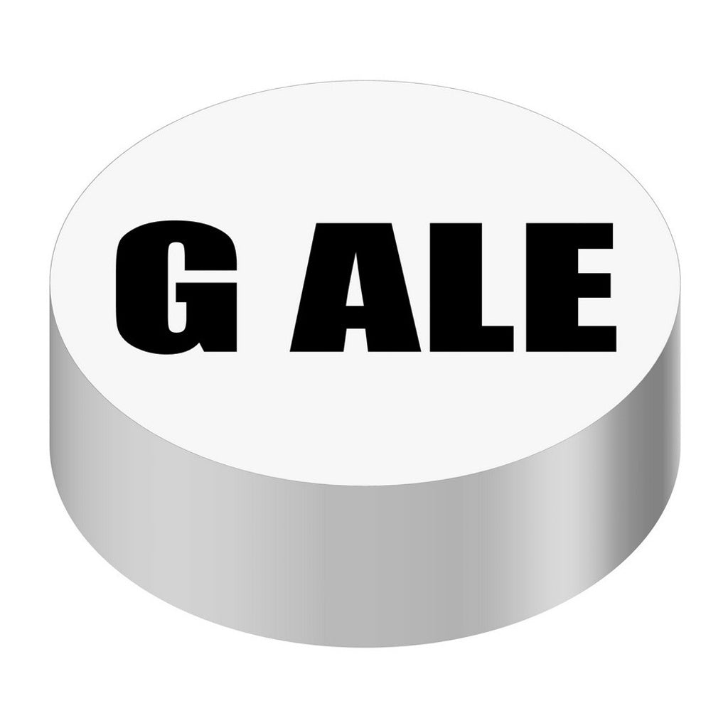 Wunder-Bar ID Cap-Round, White/Black G Ale