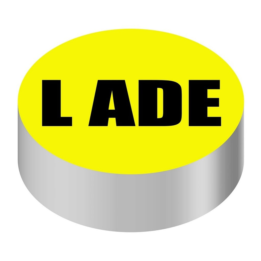 Wunder-Bar ID Cap-Round, Yellow/Black L Ade
