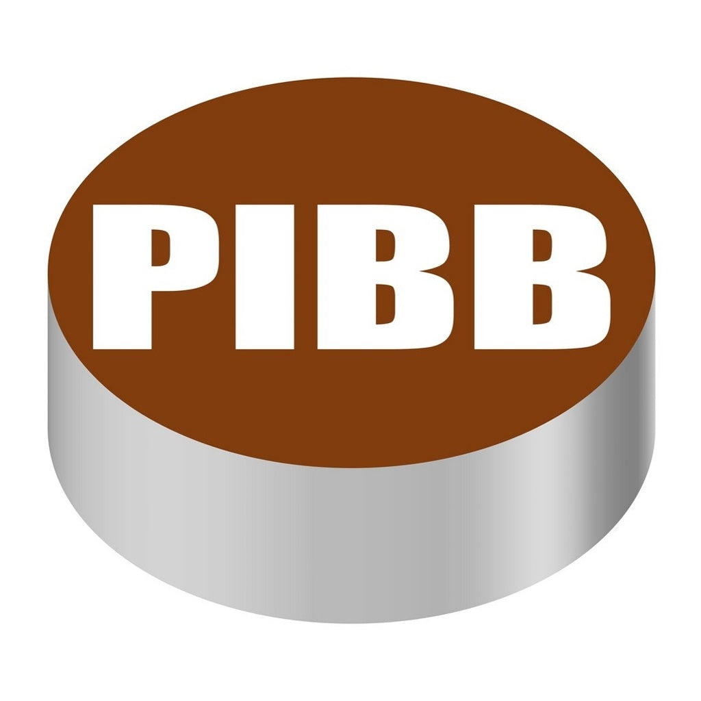 Wunder-Bar ID Cap-Round, Brown/White Pibb