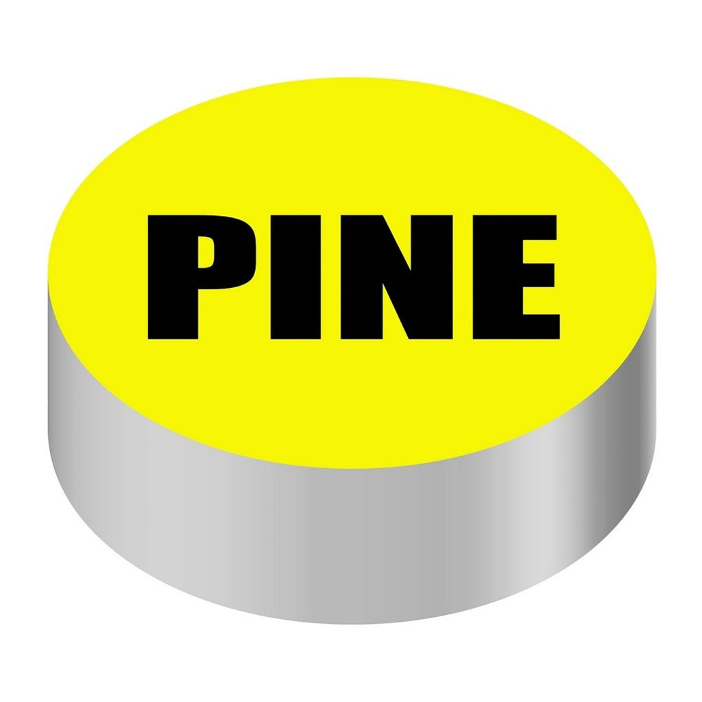 Wunder-Bar ID Cap-Round, Yellow/Black Pine