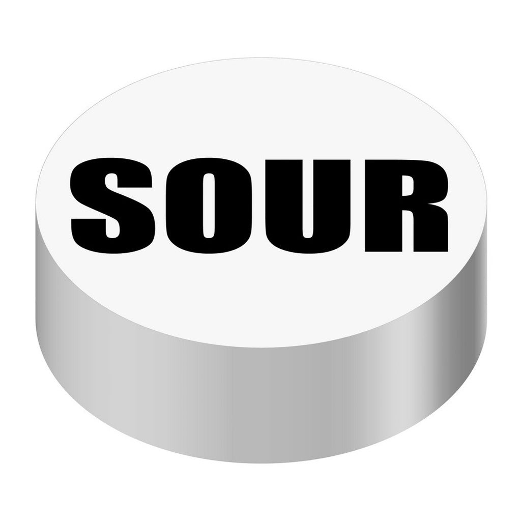 Wunder-Bar ID Cap-Round, White/Black Sour
