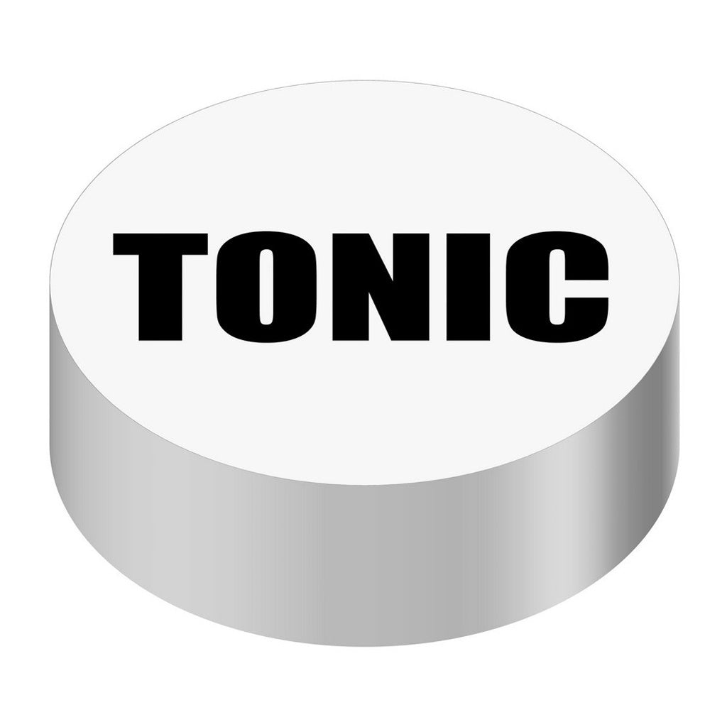 Wunder-Bar ID Cap-Round, White/Black Tonic