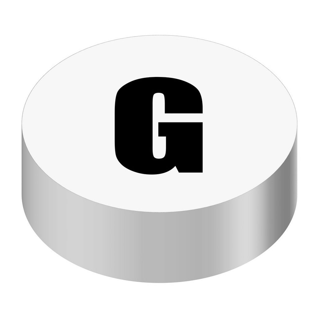 Wunder-Bar ID Cap-Round, White/Black G