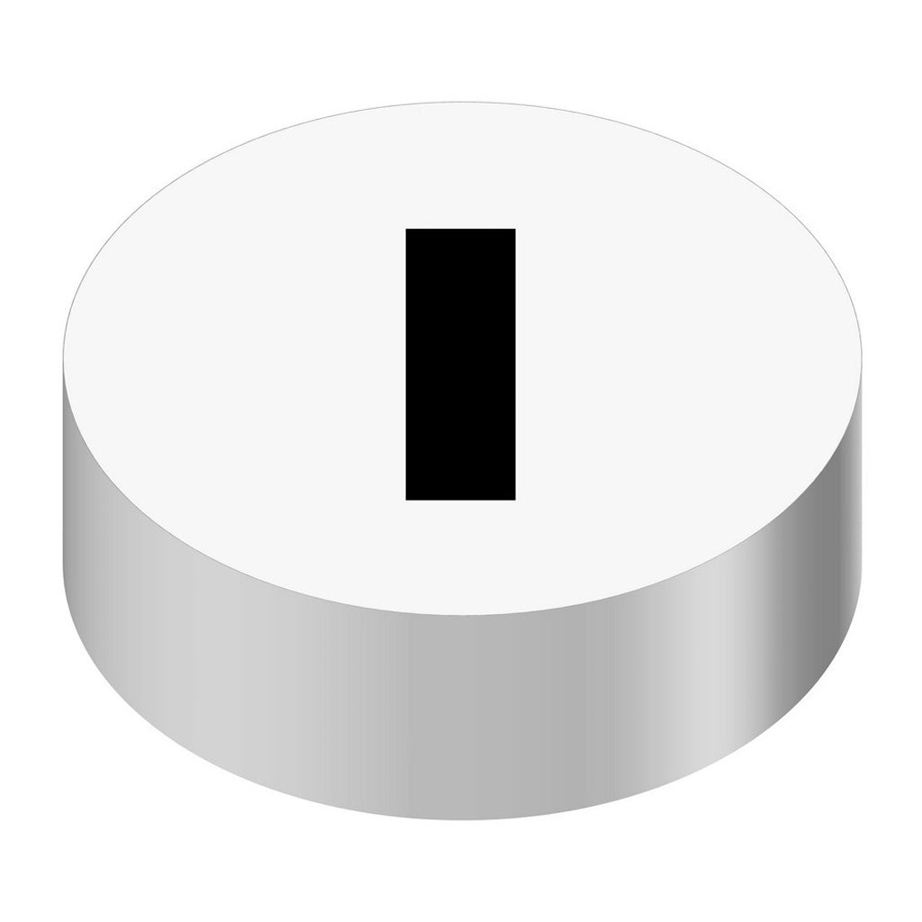 Wunder-Bar ID Cap-Round, White/Black I