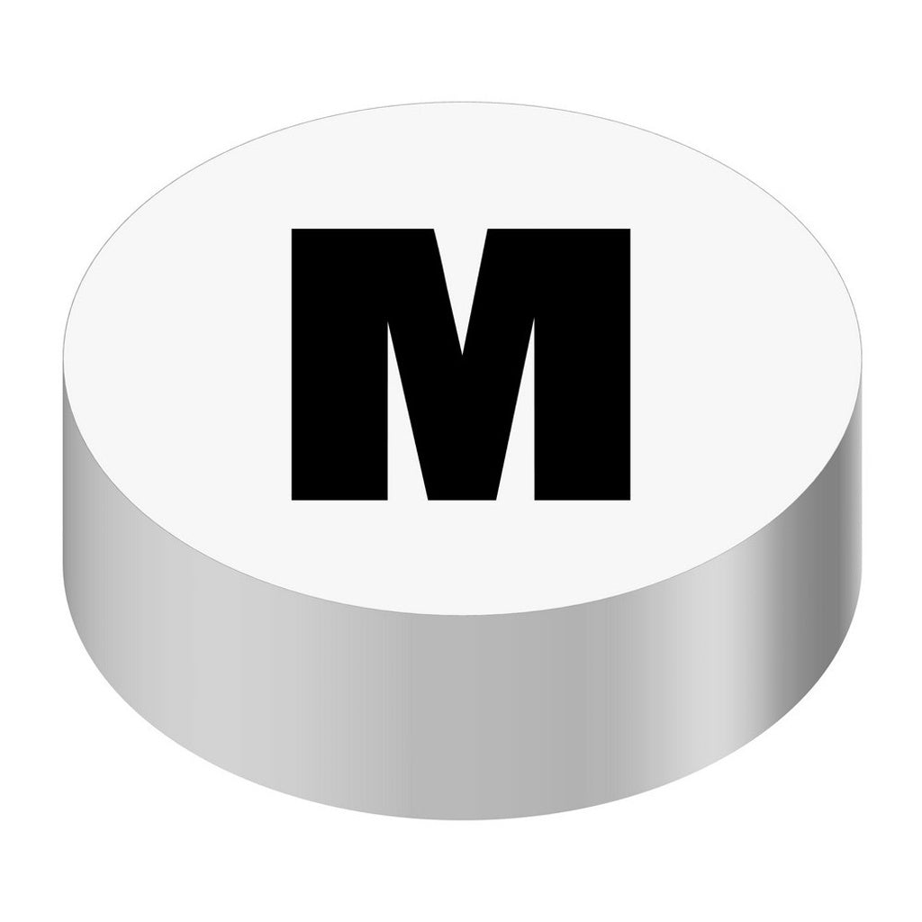 Wunder-Bar ID Cap-Round, White/Black M