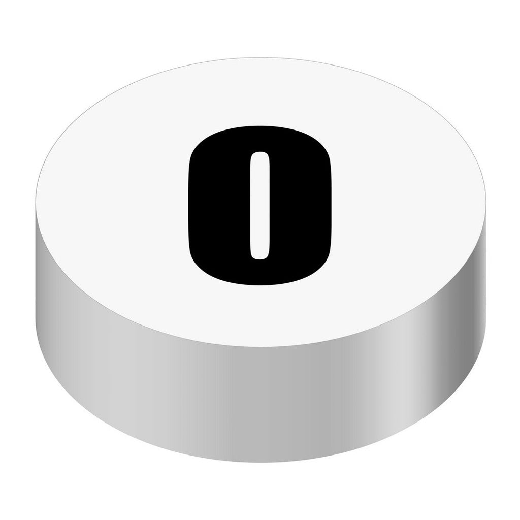 Wunder-Bar ID Cap-Round, White/Black O