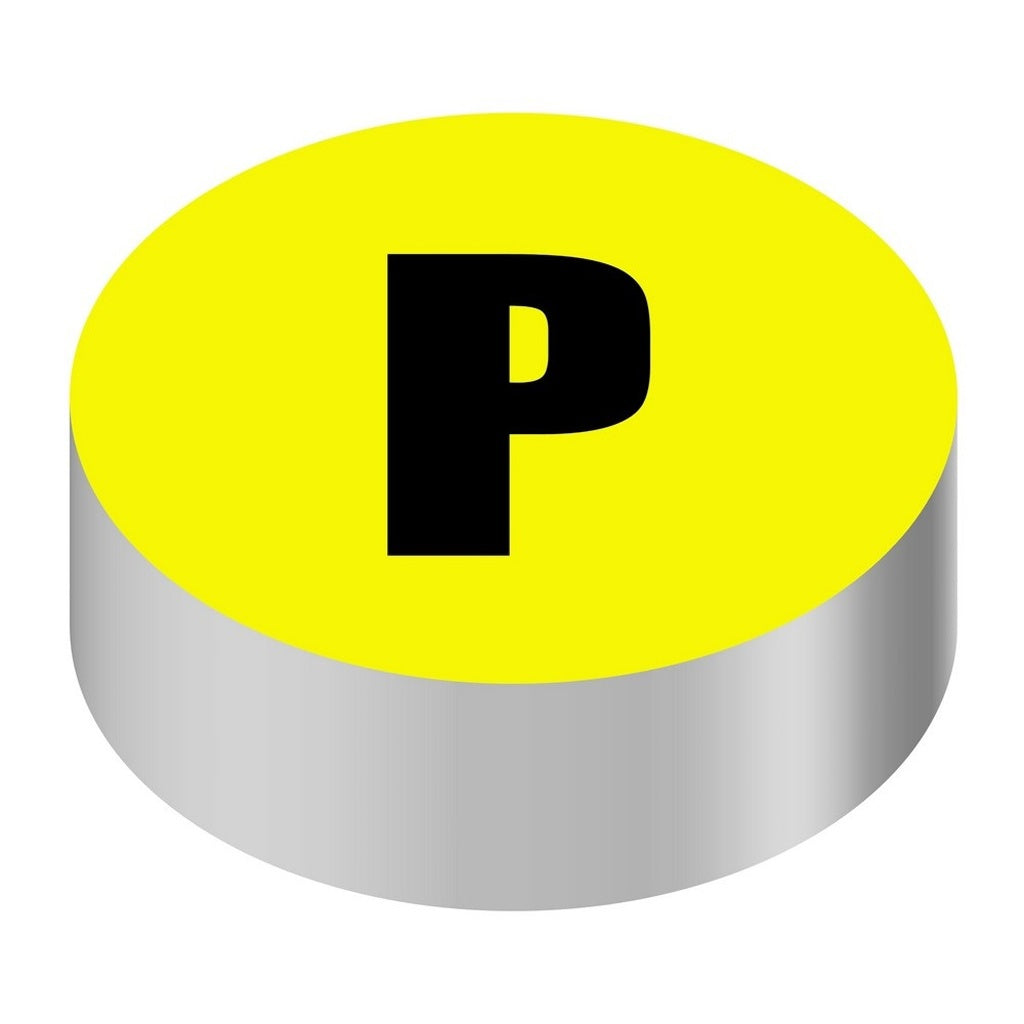 Wunder-Bar ID Cap-Round, Yellow/Black P