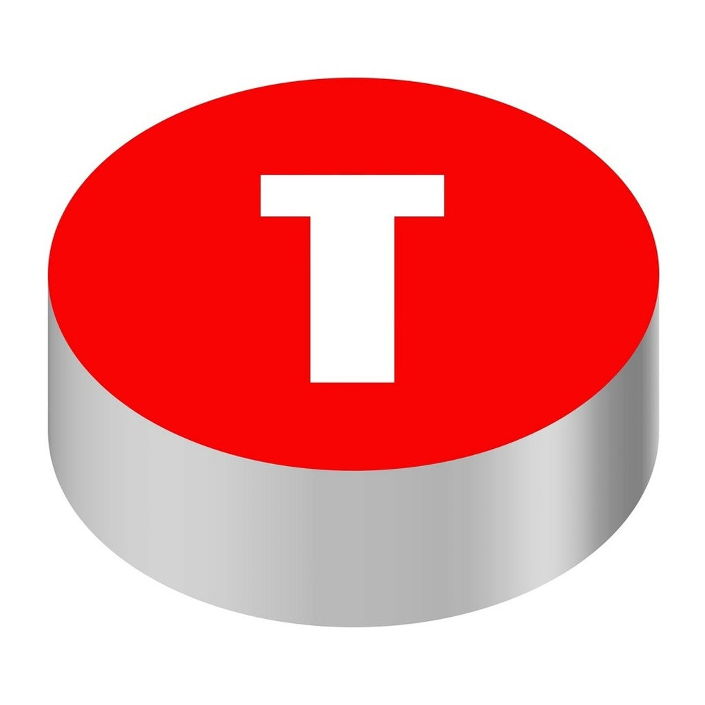 Wunder-Bar ID Cap-Round, Red/White T