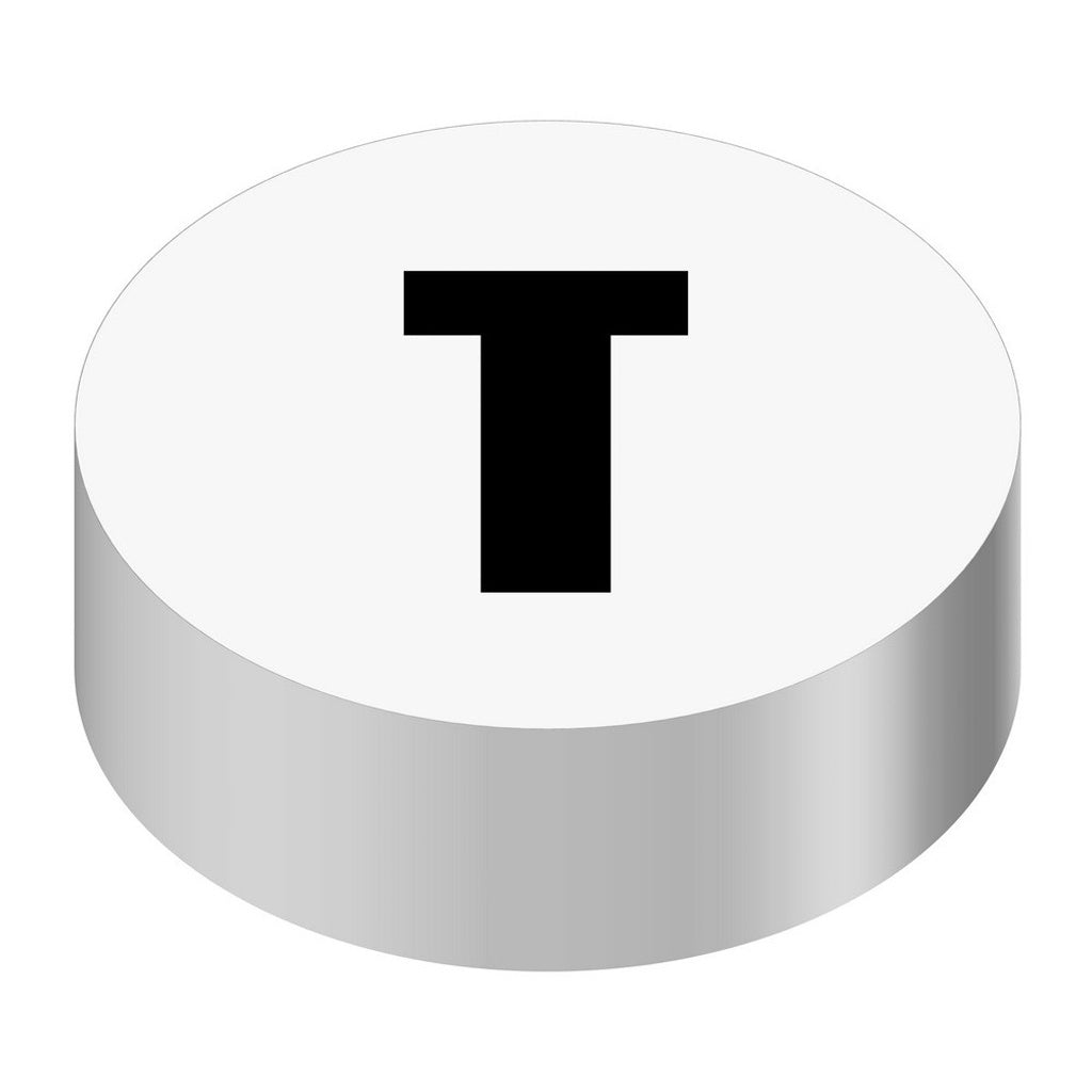 Wunder-Bar ID Cap-Round, White/Black T