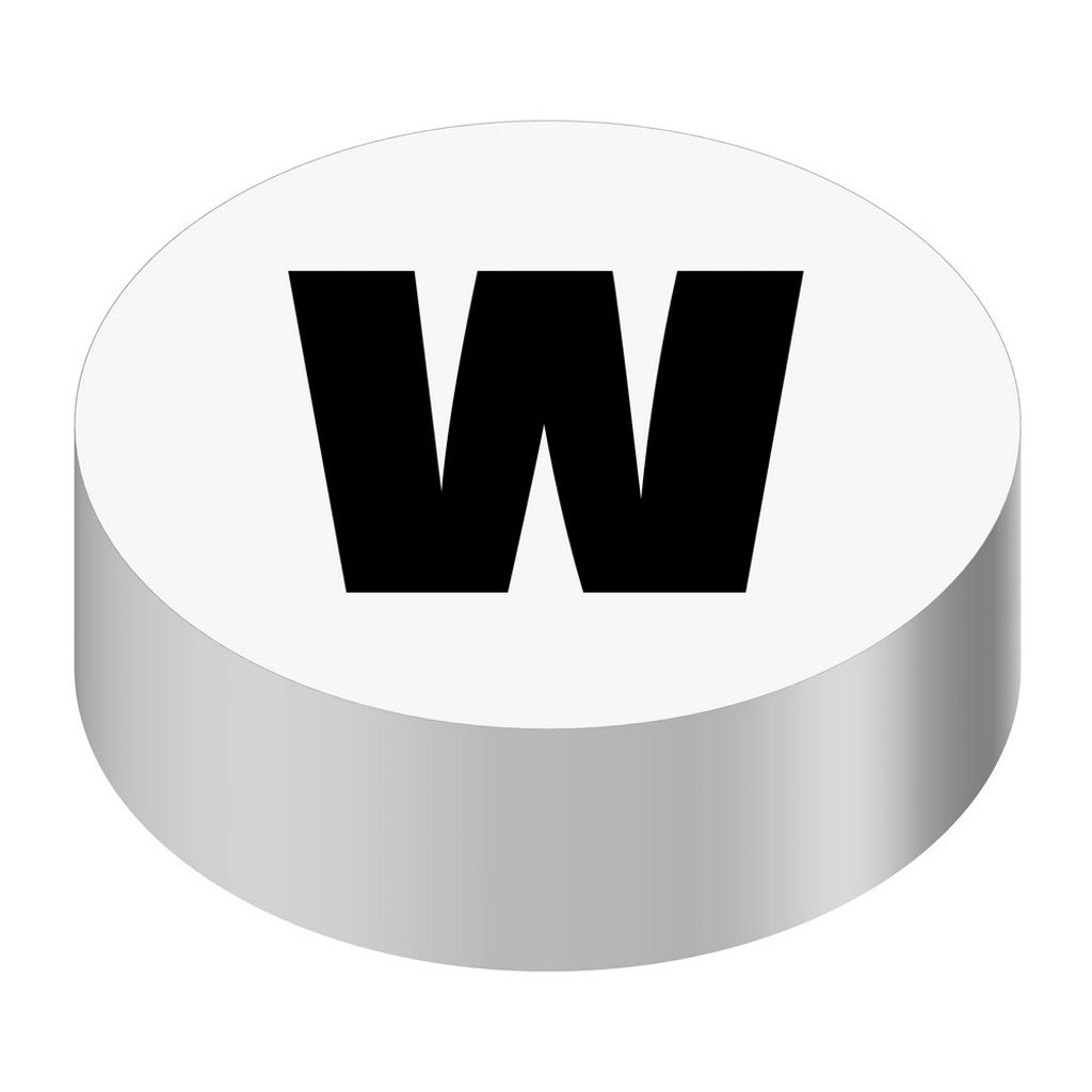 Wunder-Bar ID Cap-Round, White/Black W
