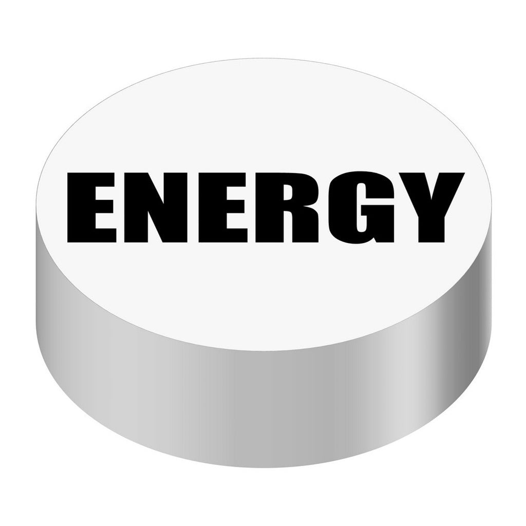 Wunder-Bar ID Cap-Round, White/Black Energy