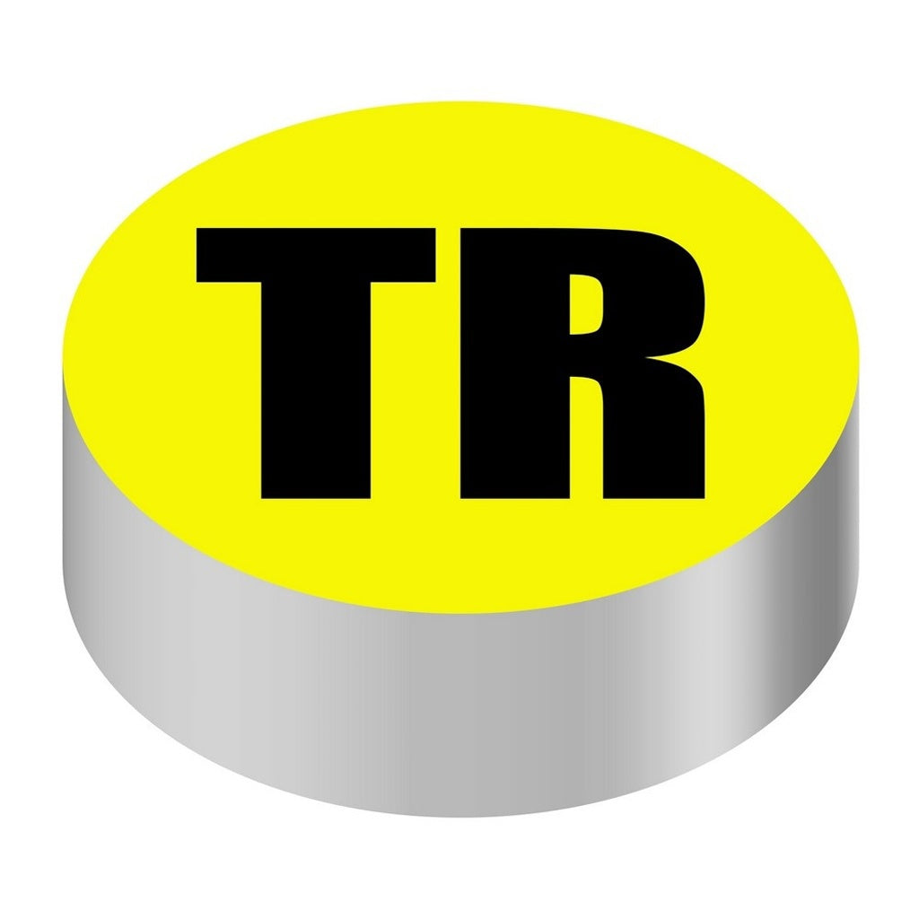 Wunder-Bar ID Cap-Round, Yellow/Black Tr