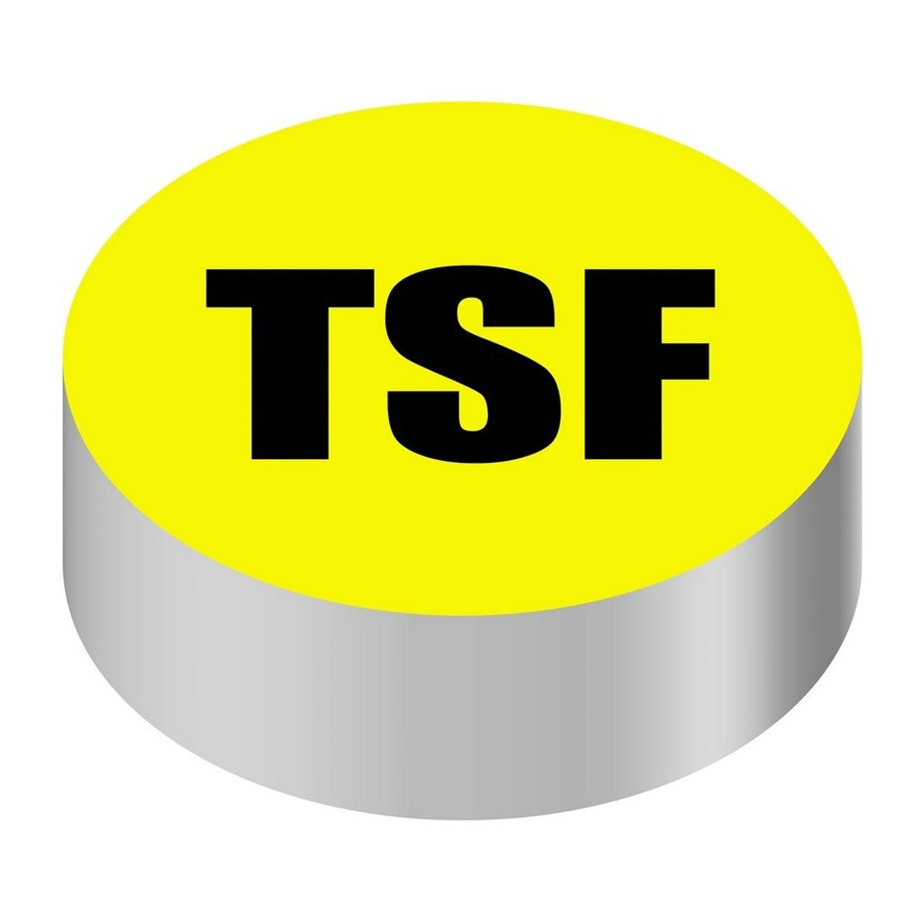 Wunder-Bar ID Cap-Round, Yellow/Black Tsf
