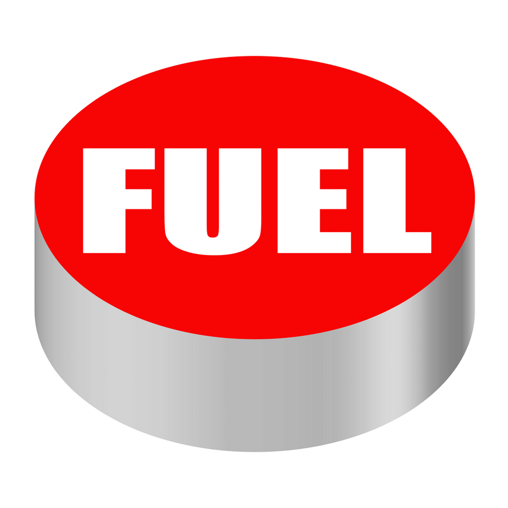Wunder-Bar ID Cap-Round, Red/White Fuel