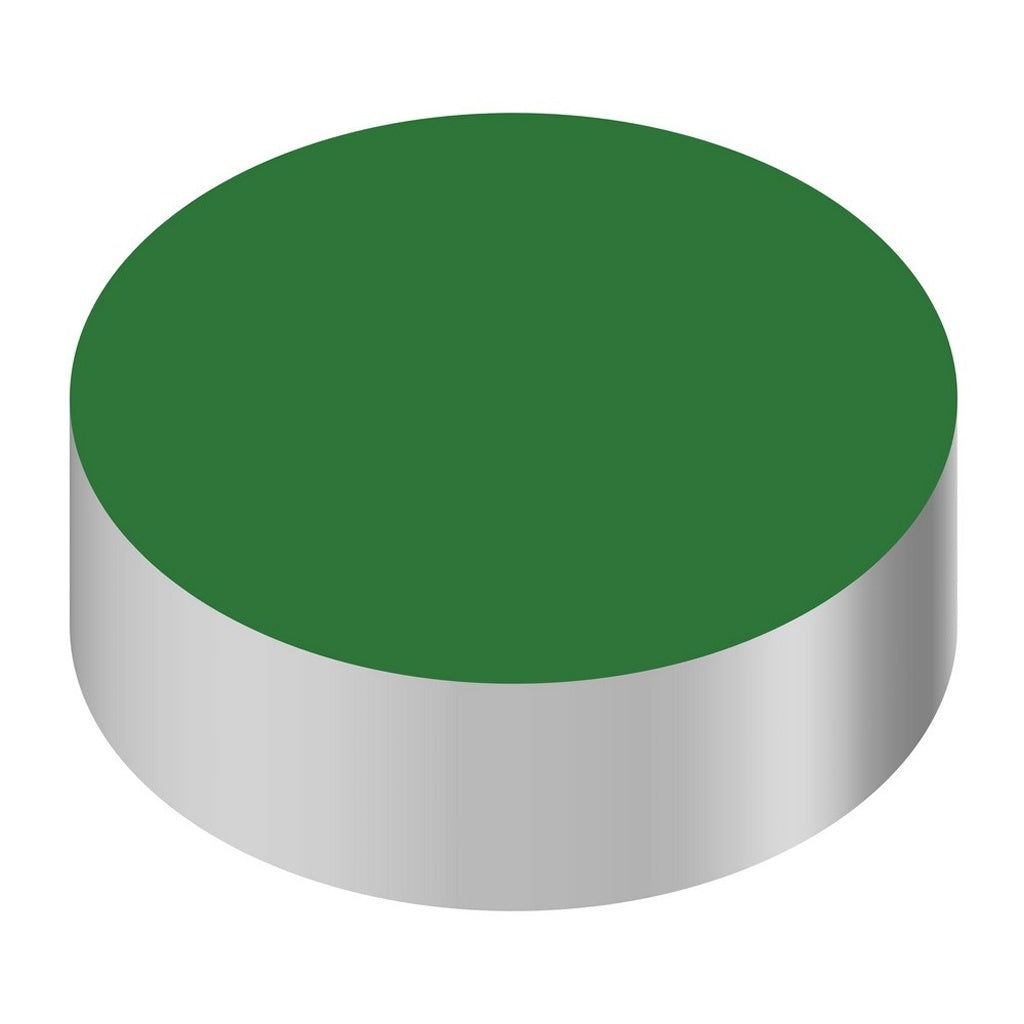 Wunder-Bar ID Cap-Round, Green/No Text Blank