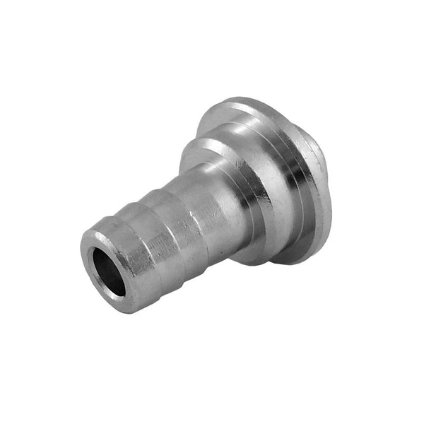 Gas Nipple with Check Valve Insert, 5/16" B Chrome