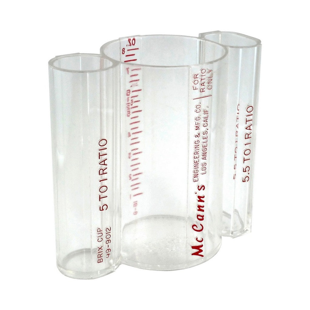 McCann's Brix/Ratio Cup, 5:1 and 5.5:1, Standard