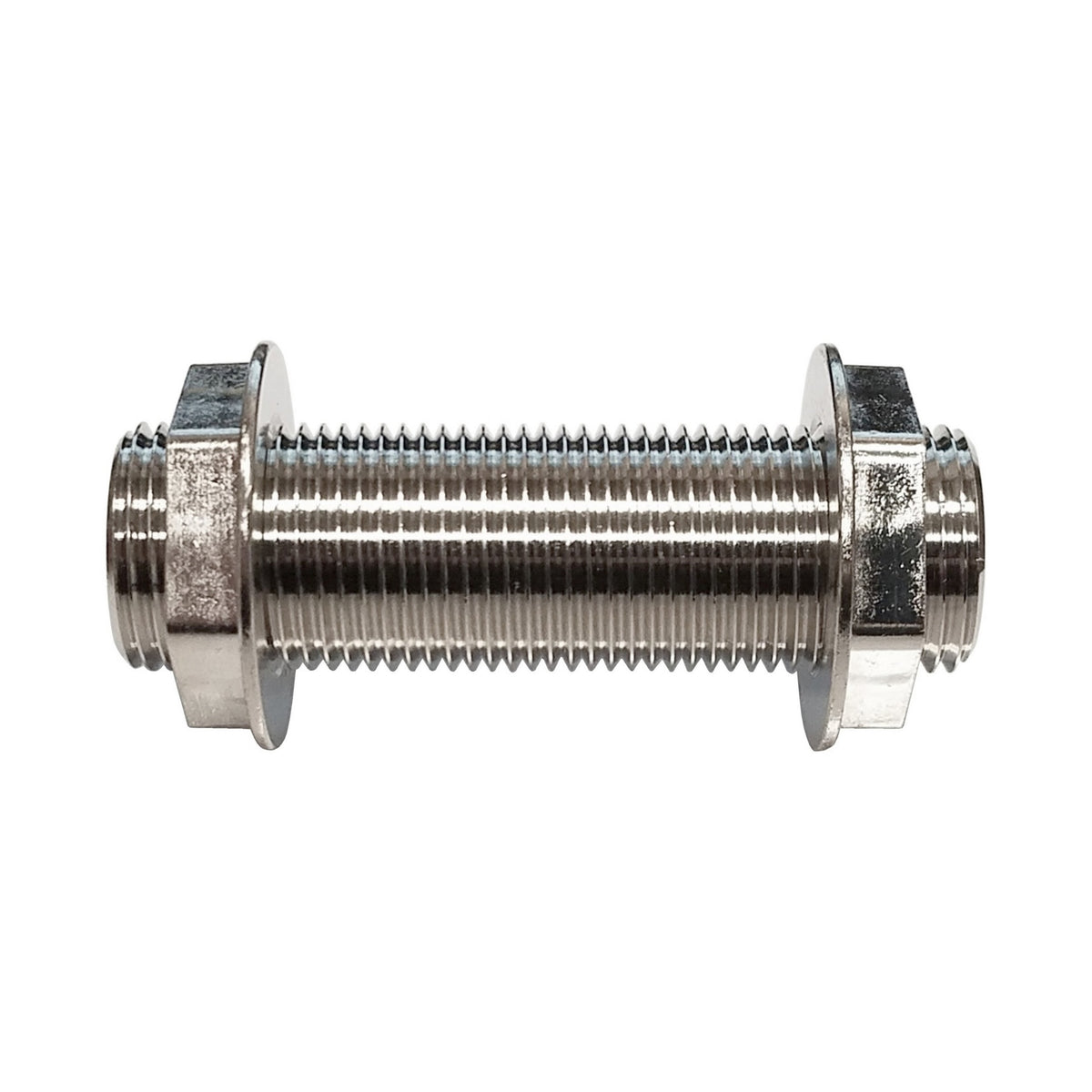 Wall Coupling, 3/8" Bore x 3" L Chrome