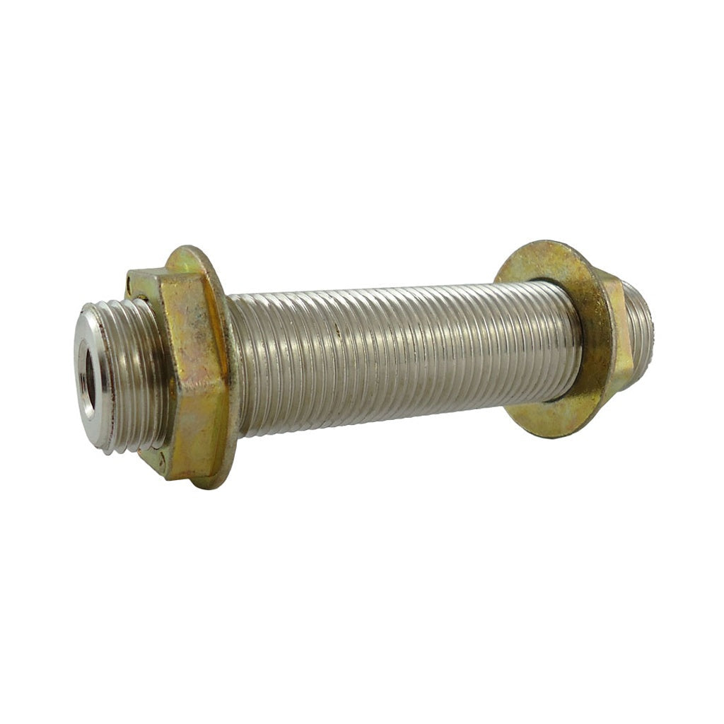 Wall Coupling, 3/8" Bore x 4" L Chrome
