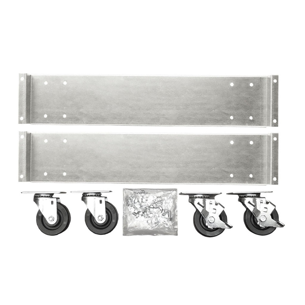 Caster Set, 3" Diameter, 2 w/ Brake, 4/Set