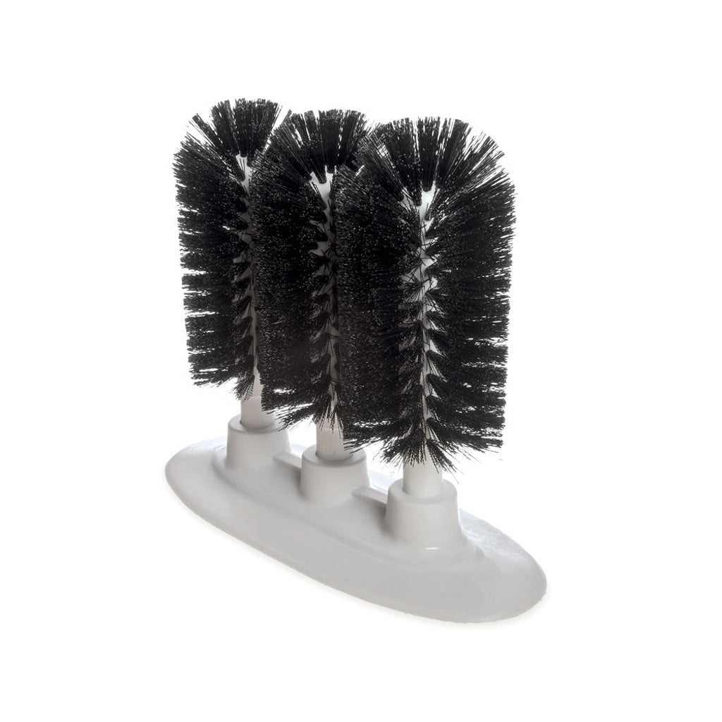 3-Pack, 6.75" Bar Maid Brushes with Suction Base