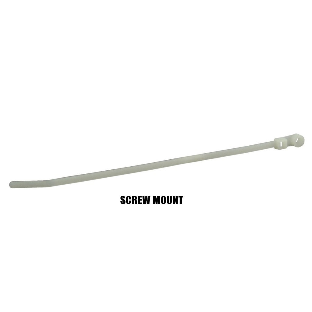 15" Tubing Tie, Screw Mount, Natural