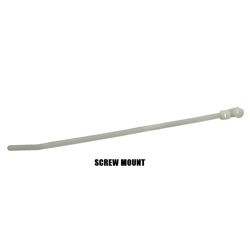 7.5" Tubing Tie, Screw Mount, Natural
