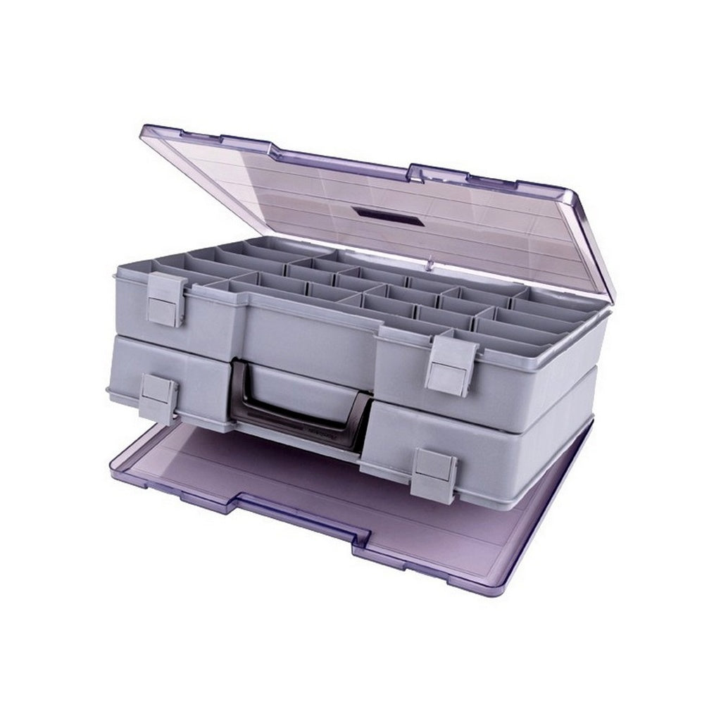 Flambeau Parts Box, 2-Sided, 18-48 Adjustable Compartments