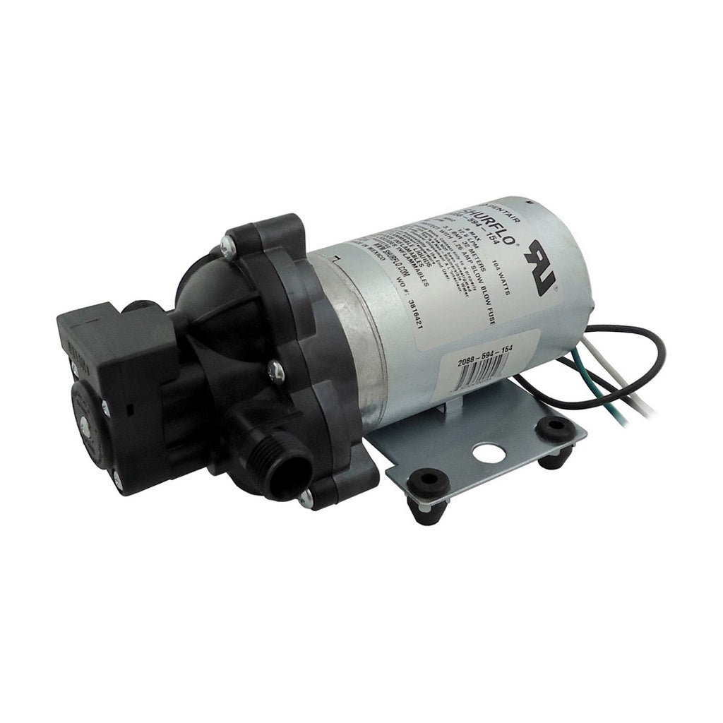 Shurflo Water Pump, 3.3 GPM, 45 PSI, 115VAC