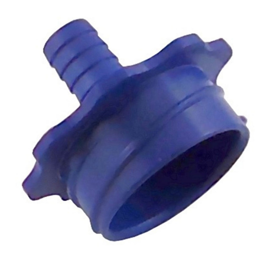 Cleaning Adapter for Bag-in-Box (BIB), Blue Scholle Screw-On