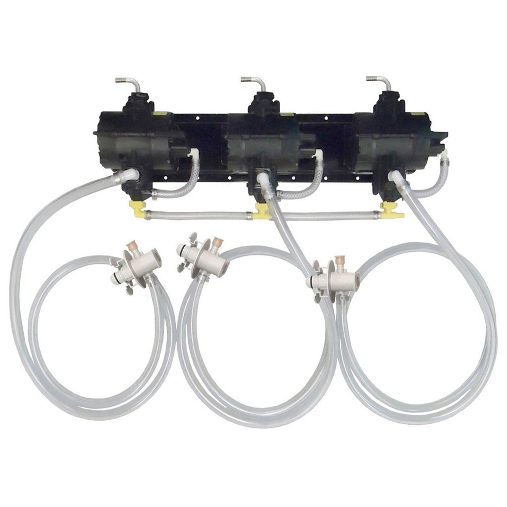 Shurflo Syrup Pump & Bracket Assembly-QCD II 3-Pump