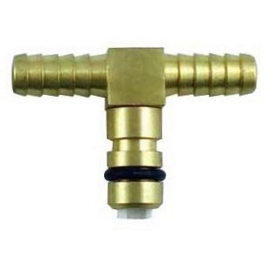 Flojet 1/4" Brass CO2 Tee with Check Valve