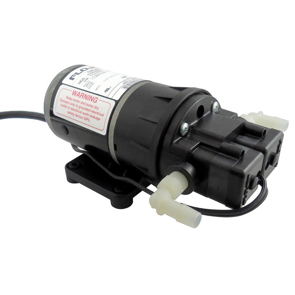 Flojet BIB Syrup Pump, Electric, 3/8" Barbs, 90°, 45 PSI