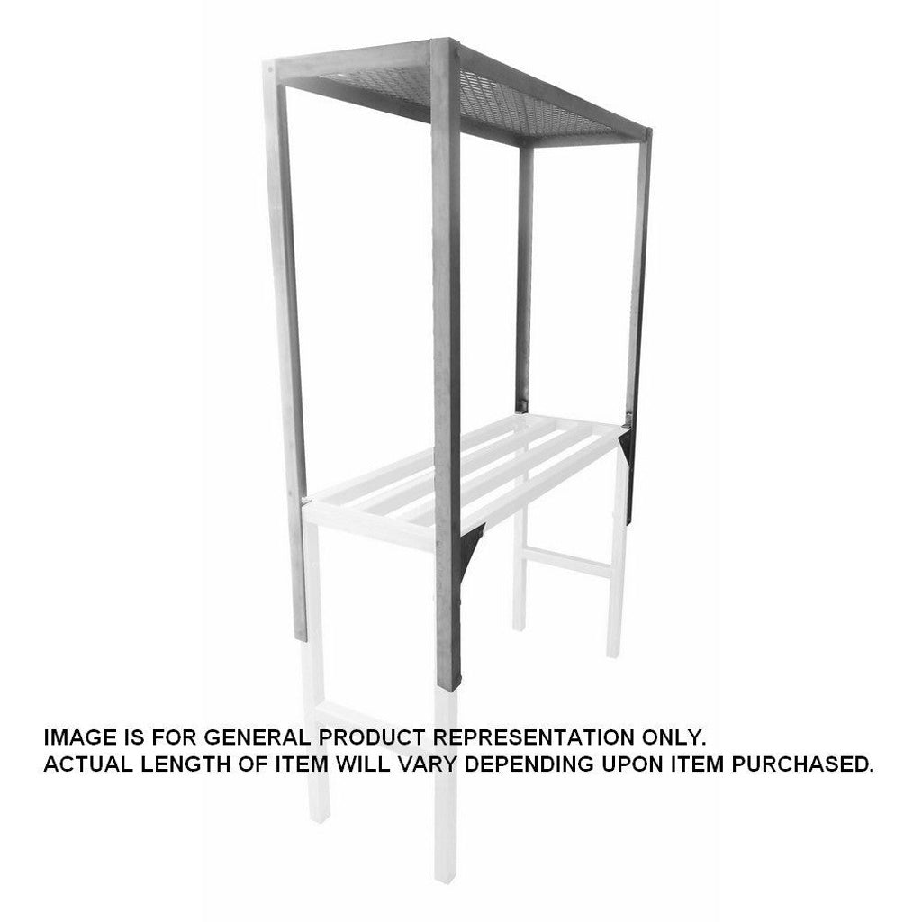 Top Shelf for Keg Rack #15L01102, Galvanized Steel, 75" L
