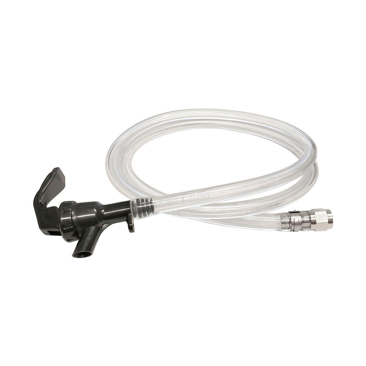 Disconnect Faucet-4' Length 1/4" Female Flare-Swivel x Faucet Coupling Ring