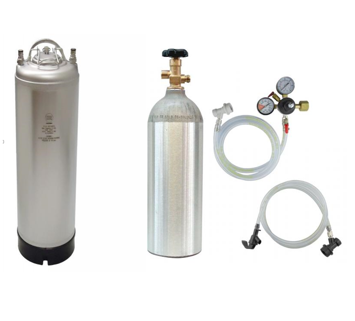 Home Brew Keg Kit-w/product Tank (Empty 5 Lb. Cylinder)