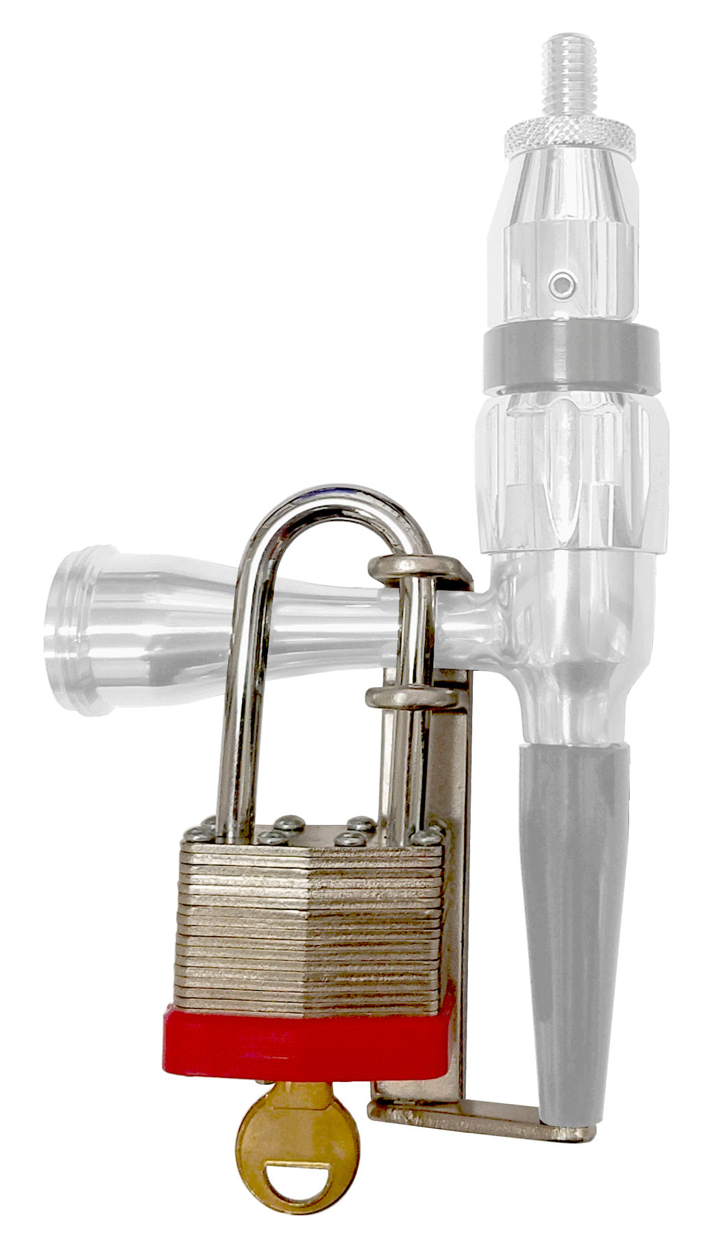 Lockout with Padlock, For ADS2/Mm Stout Faucets