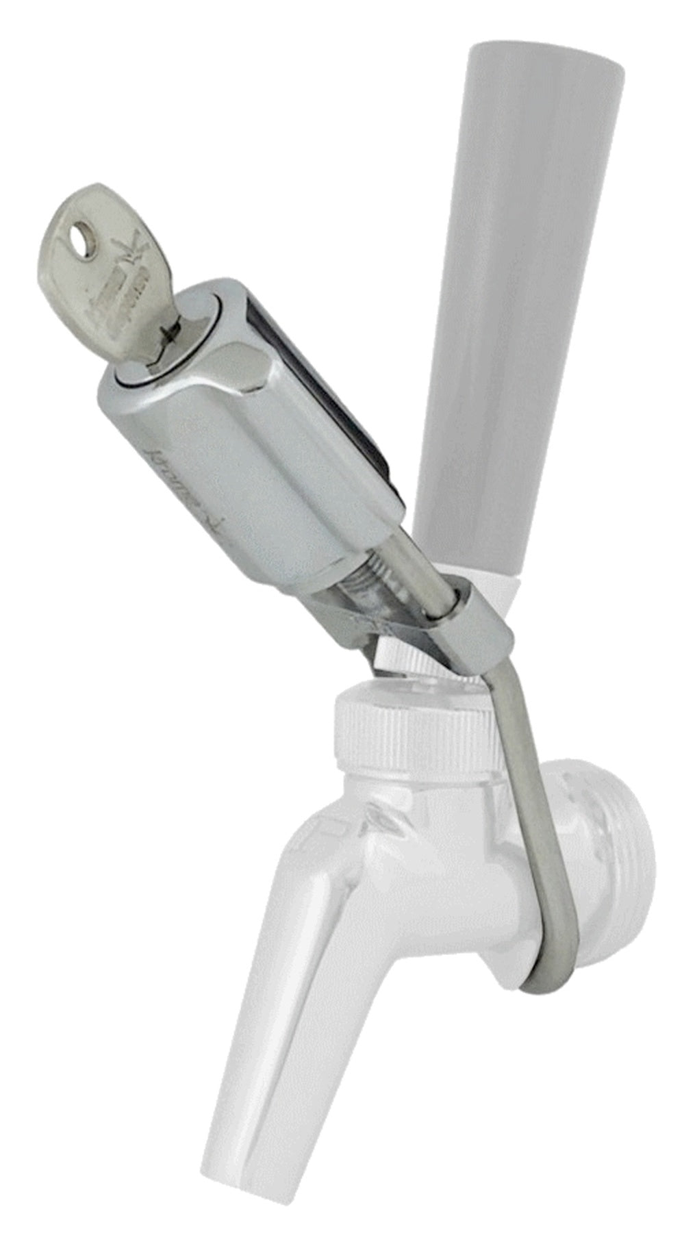 Krome Dispense Faucet Lockout, Universal Fit, Keyed Alike