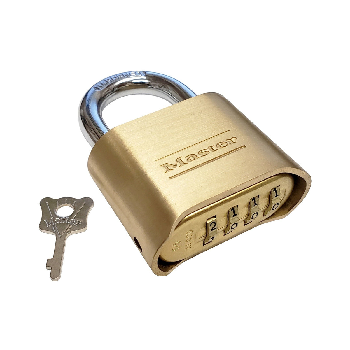 Master Lock Combination Lock with Key, Resetable