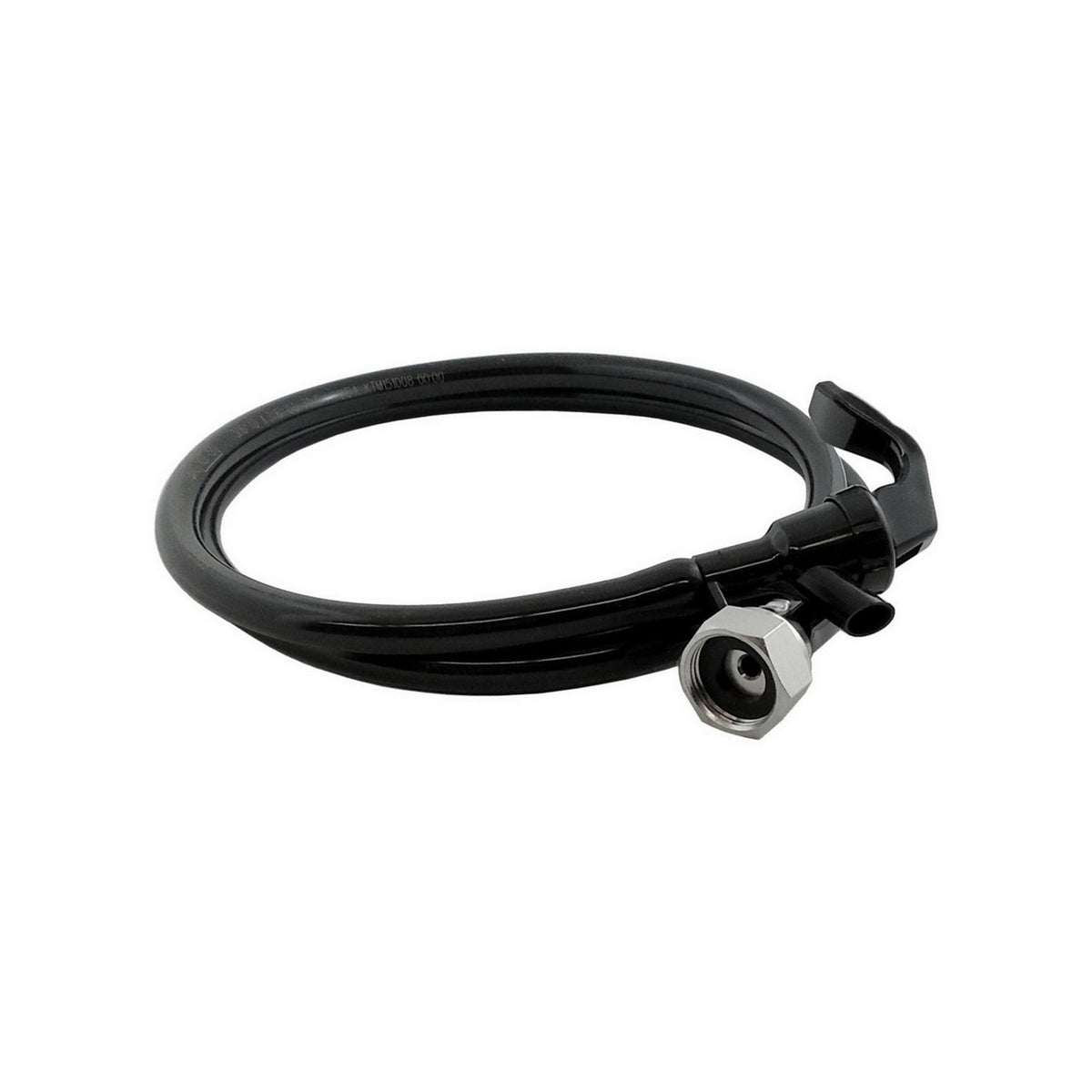 Flex-Hose Faucet, 4'L Hex Nut Plated Brass