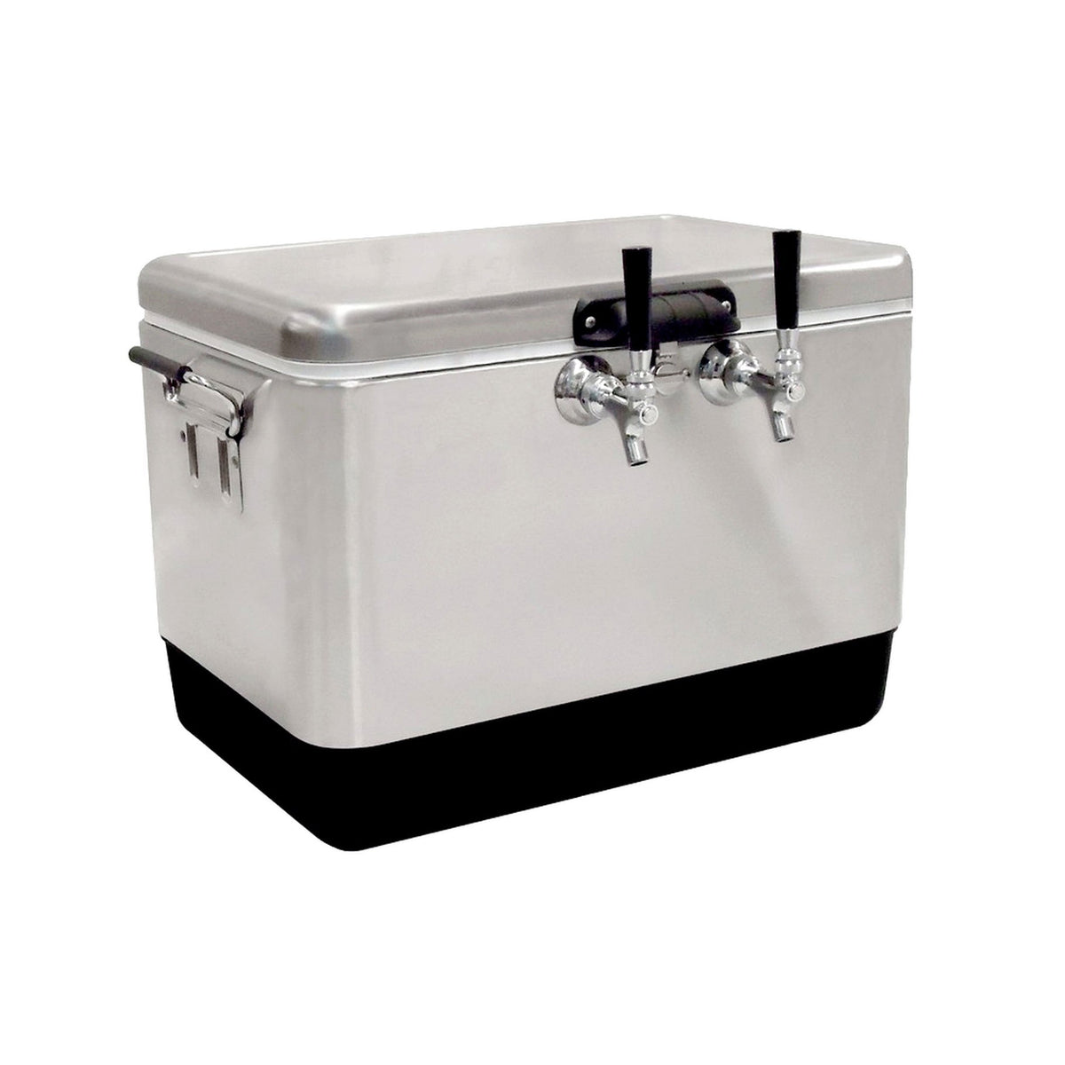 Cold Plate Dispenser, 2-Faucet 54-Qt. Stainless Steel 304 Stainless Steel
