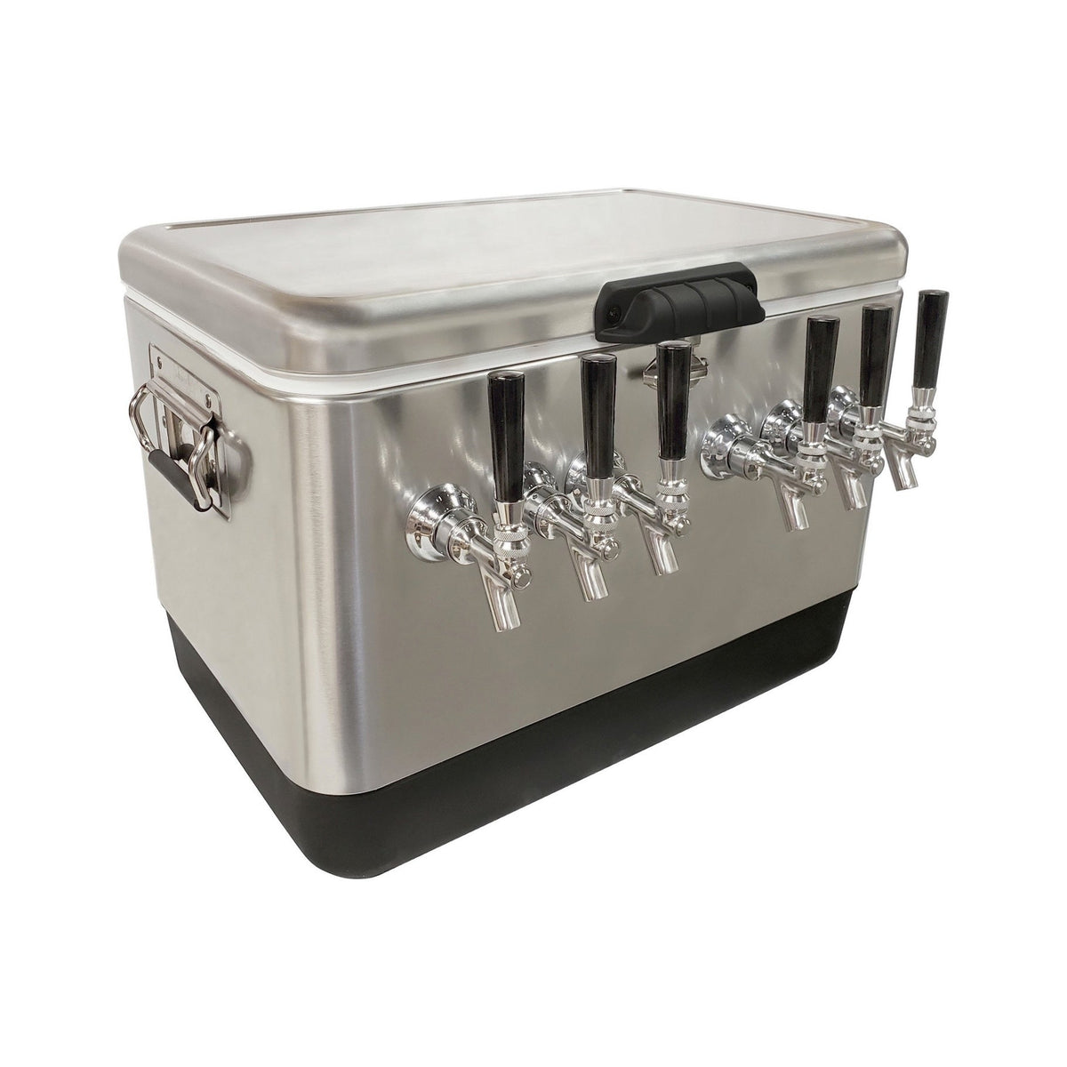 Cold Plate Dispenser, 6-Faucet 54-Qt. Stainless Steel 304 Stainless Steel