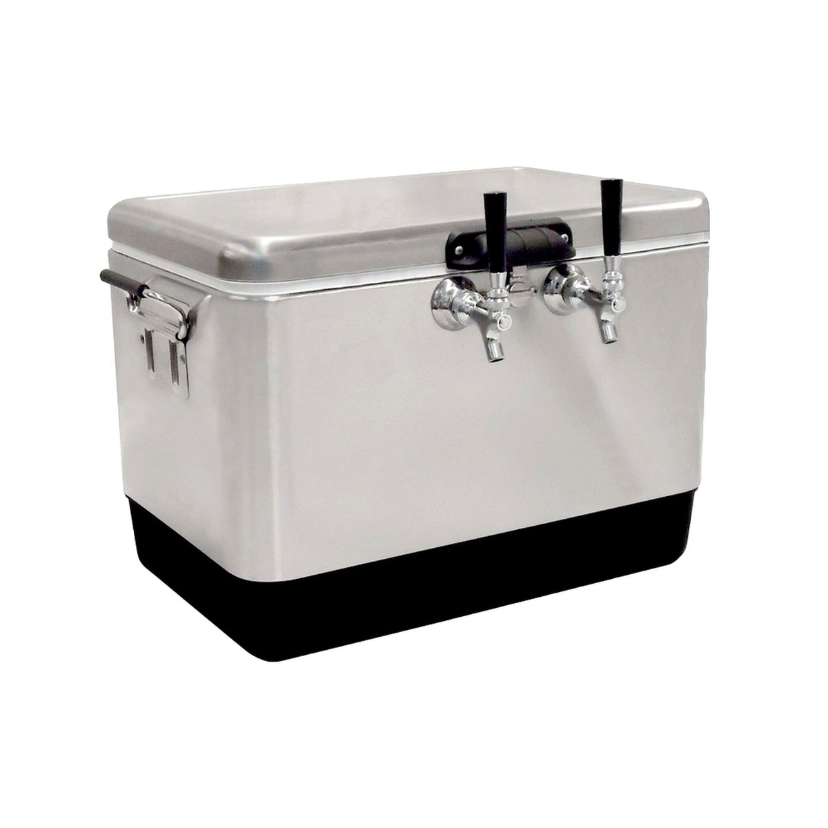 120' Coil Dispenser, 2-Faucet 54-Qt. Stainless Steel 304 Stainless Steel
