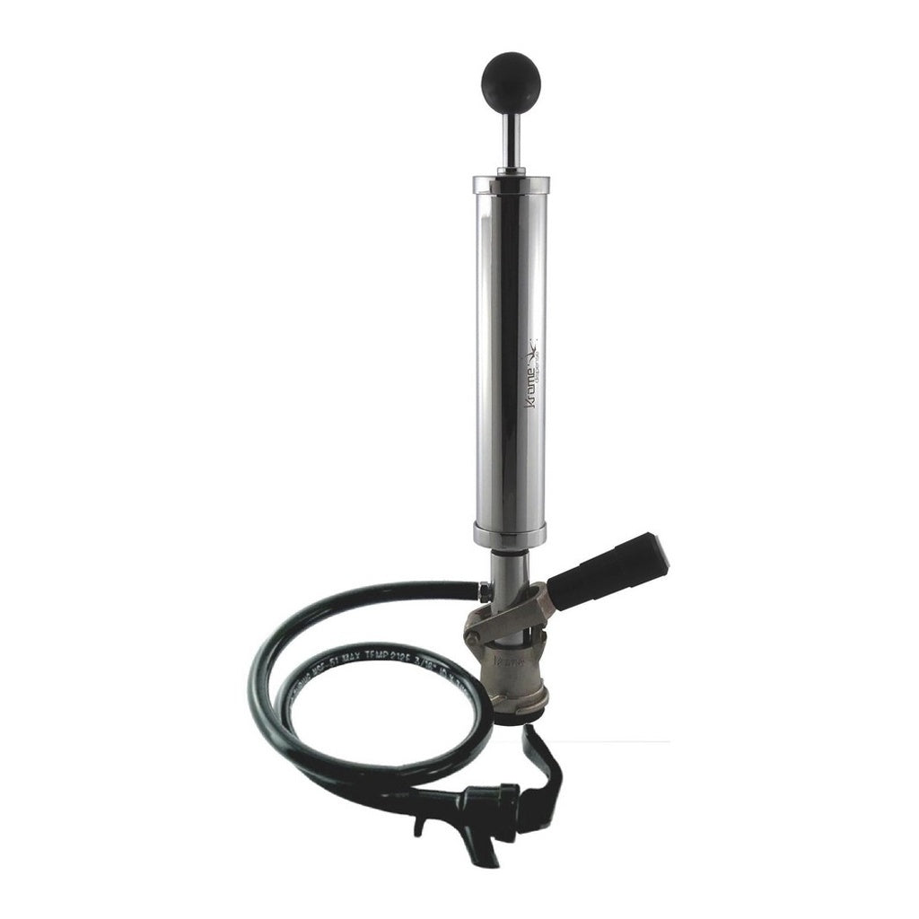 Krome Dispense Party/Picnic Pump, American Sankey, Brass Body, 8" Length