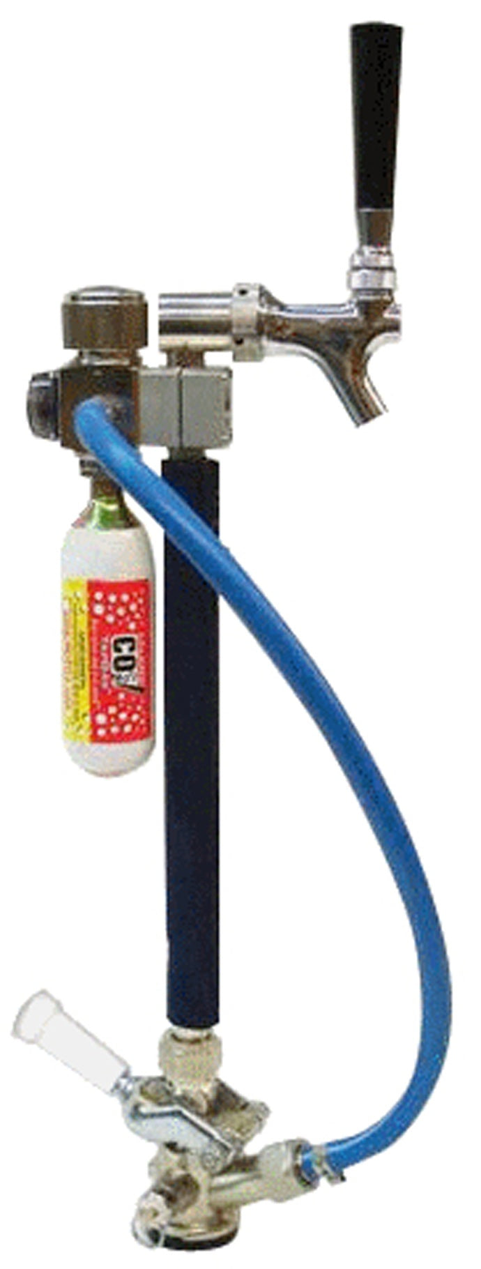 Leland CO2 High-Rise Picnic Pump Kit with American Sanke Coupler