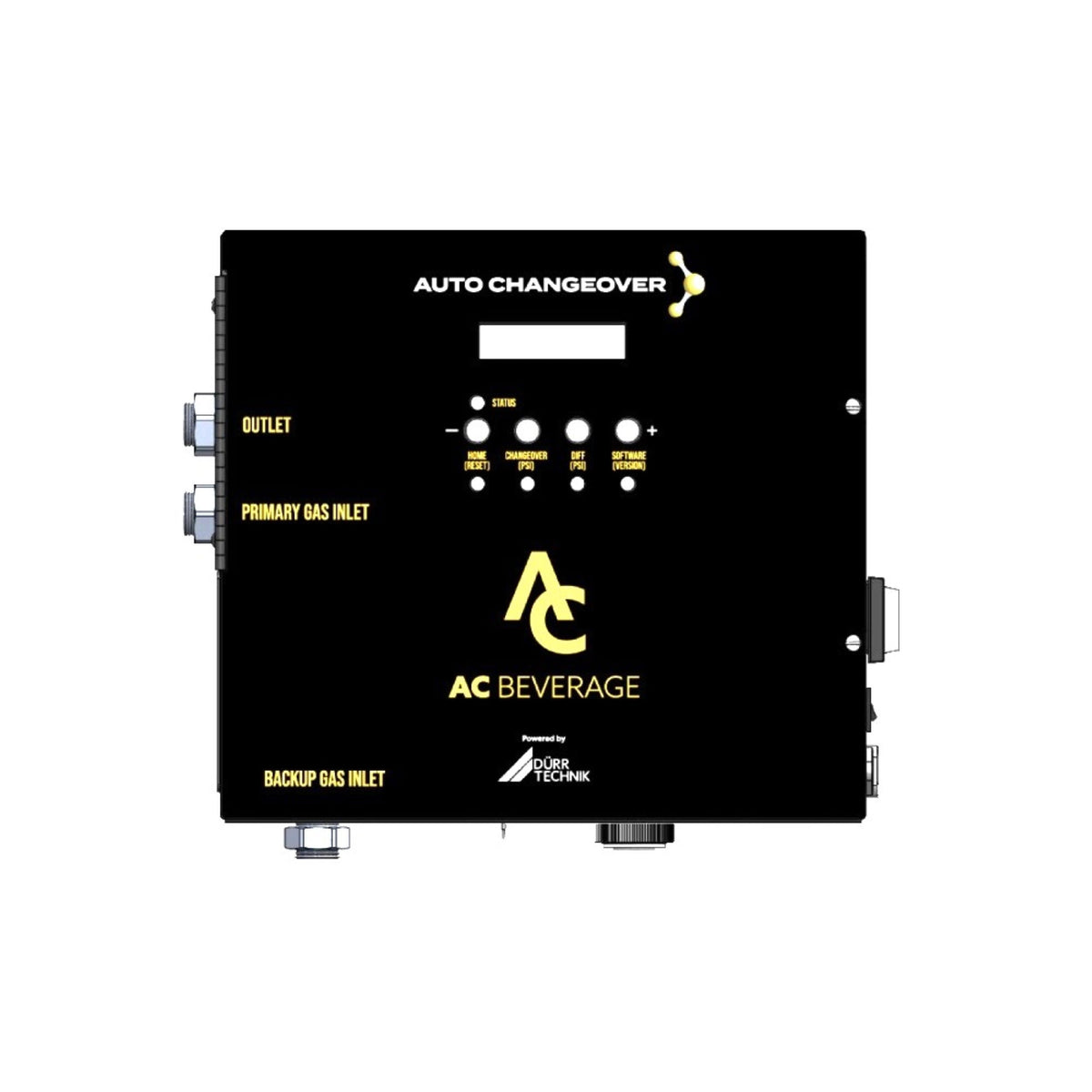 AC Beverage N2 Auto Changeover with Hoses, 2-Cylinders